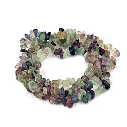 Gemstone mineral chips beads on string fluorit - Fluorit (1 String)