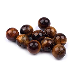 Mineral beads tyger's eye ø8 mm - Tiger eye (8 Pieces)