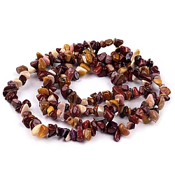 Mineral chips jaspis mookait on nylon string - Jasper mookait (1 String)