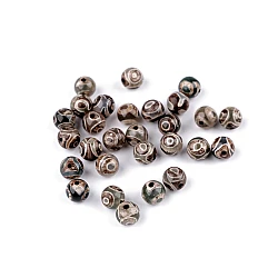 Mineral beads tibetan agate dzi ø8 mm - Agate (10 Pieces)