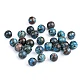 Chrysokol synthetic mineral ø8 mm - Chryzokol (46 Pieces)