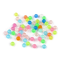 Glow in the dark beads ø8 mm - Mix (20 Grams)