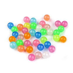 Glow in the dark beads ø10 mm - Mix (20 Grams)