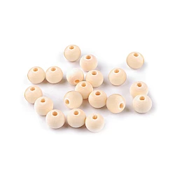 Unpainted wooden beads ø10 mm - Natural light (20 Grams)
