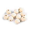 Beehive beads unfinished wood honeycomb beads ø20 mm - Natural light (10 Pieces)