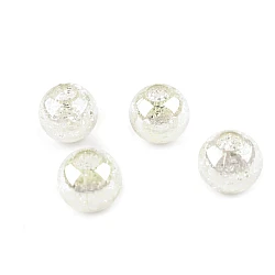 Plastic beads with ab effect ø20 mm - Transparent (4 Pieces)