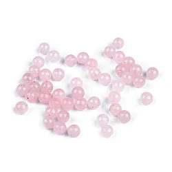Mineral beads rosin ø4 mm - Rose quartz (43 Pieces)