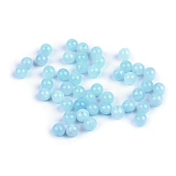 Aquamarine synthetic mineral beads ø4 mm - Aquamarine (88 Pieces)