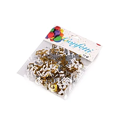 Confetti music notes - Silver (1 Bag)