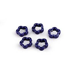 Porcelain beads / components for making ornaments and pendants - Cobalt blue (5 Pieces)