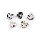 Porcelain beads / components for making ornaments and pendants - Red (5 Pieces)