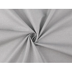 Cotton fabric single-sided with aluminium coating zaro - Grey (1 Meter)