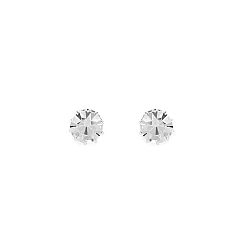 Jablonec jewelery - earrings with rhinestone - Crystal (1 Pair)
