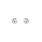 Jablonec jewelery - earrings with rhinestone - Crystal (1 Pair)