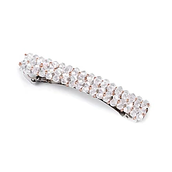 French hair clip with crystals - Crystal (1 Piece)