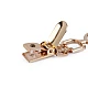 Cardingan clip / fastening buckle - Pink gold (1 Piece)