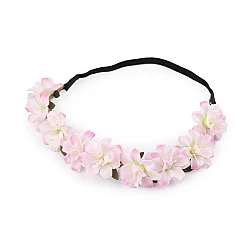Flower garland headband / bohemia floral hair accessory - Pale pink (1 Piece)
