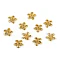 Bead cap ø12 mm flower - Gold (10 Pieces)