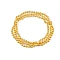 Faux pearl necklace long, retro - Gold (1 Piece)