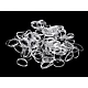 Small transparent hair bands - Transparent (1 Bag)