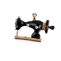Brooch sewing machine - Black (1 Piece)