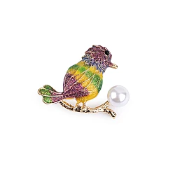 Brooch birds - Violet (1 Piece)