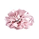 Brooch / hair ornament, satin flower ø11 cm - Salmon (1 Piece)