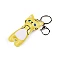 Backpack pendant / keychain - cat - Yellow (1 Piece)