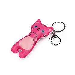Backpack pendant / keychain - cat - Pink (1 Piece)
