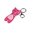 Backpack pendant / keychain - cat - Pink (1 Piece)