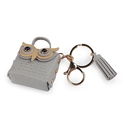 Backpack pendant / keychain - owl bag - Grey (1 Piece)