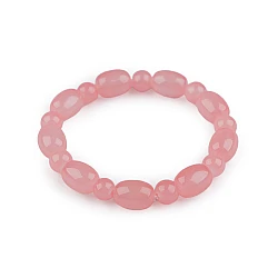 Bracelet made of glass beads - Pink (1 Piece)