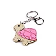 Backpack pendant / keychain - turtle, dinosaur - Gold (1 Piece)
