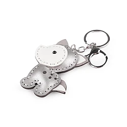 Backpack pendant / keychain - wolf, horse - Silver (1 Piece)