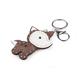 Backpack pendant / keychain - wolf, horse - Brown (1 Piece)