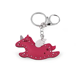 Backpack pendant / keychain - unicorn, elephant - Pink (1 Piece)