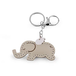 Backpack pendant / keychain - unicorn, elephant - Beige (1 Piece)