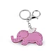Backpack pendant / keychain - unicorn, elephant - Pink (1 Piece)