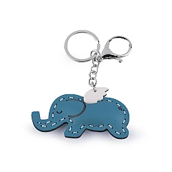 Backpack pendant / keychain - unicorn, elephant - Blue (1 Piece)