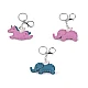 Backpack pendant / keychain - unicorn, elephant - Pink (1 Piece)