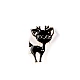 Brooch - cat, dog, doe - White (1 Piece)