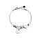 Stainless steel bracelet - Silver (1 Piece)