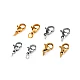 Carabiner with stainless steel connecting ring 7x10; 7x12 mm - Gold (2 Pieces)