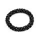 Bracelet / hair tie made of beads - Crystal (1 Piece)