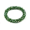 Bracelet / hair tie made of beads - Green (1 Piece)