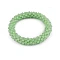 Bracelet / hair tie made of beads - Lime green (1 Piece)
