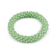 Bracelet / hair tie made of beads - Crystal (1 Piece)