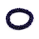 Bracelet / hair tie made of beads - Crystal (1 Piece)