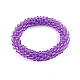 Bracelet / hair tie made of beads - Crystal (1 Piece)