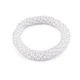 Bracelet / hair tie made of beads - Crystal (1 Piece)